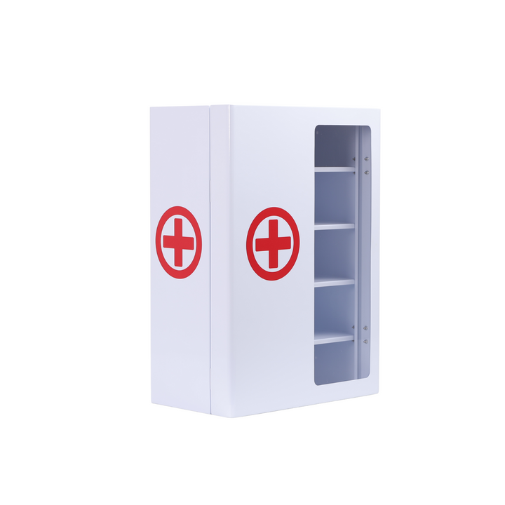 Metal Red Label First Aid Cabinet