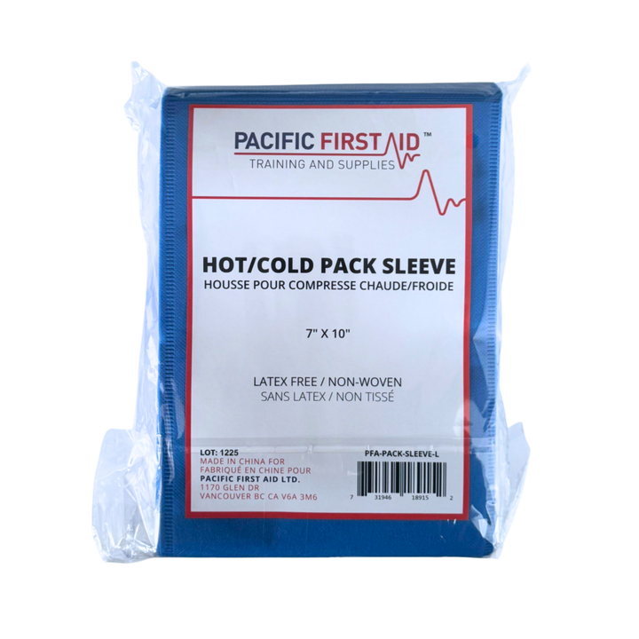 Hot/Cold Pack Sleeve — Latex-Free Protective Cover (5" × 7" & 7" × 10")