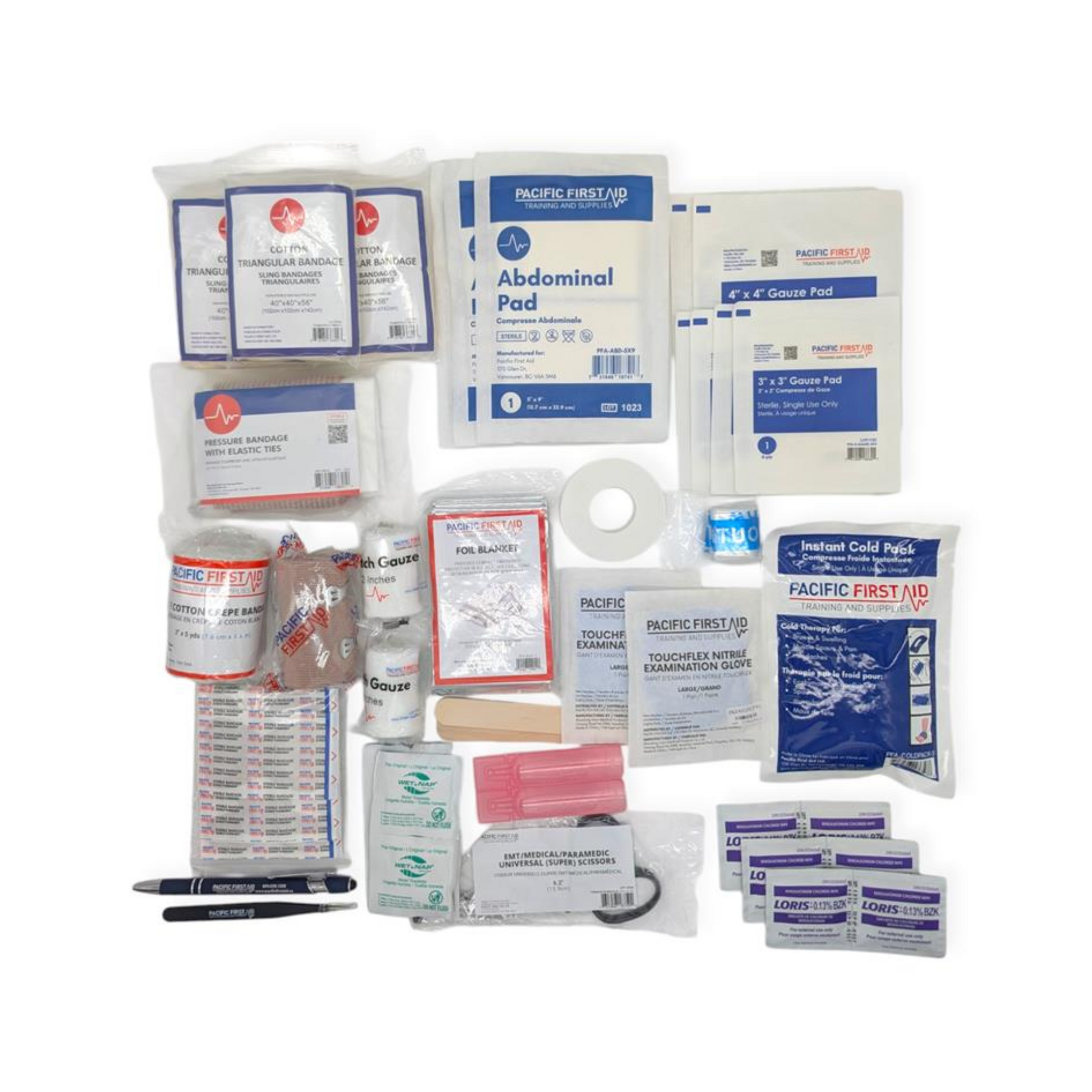Pacific First Aid Sports FIrst Aid Kit - Medical Kit for Sport-Related Injuries - Pacific ...