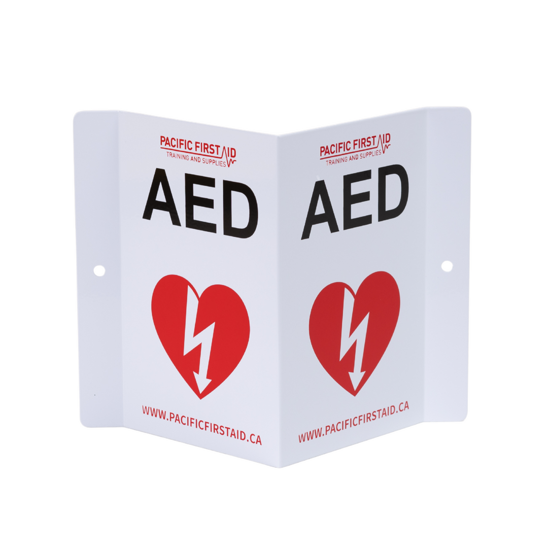 3D AED Wall Sign 4.5'' x 7''