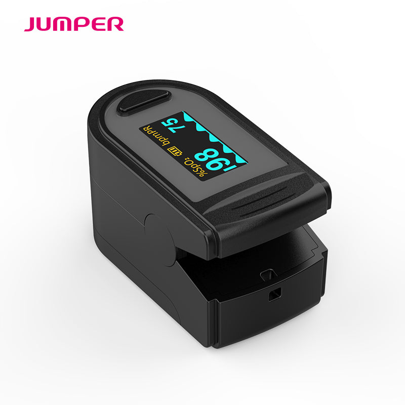 Fingertip Pulse Oximeter — OLED Display SpO₂ & Pulse Rate Monitor