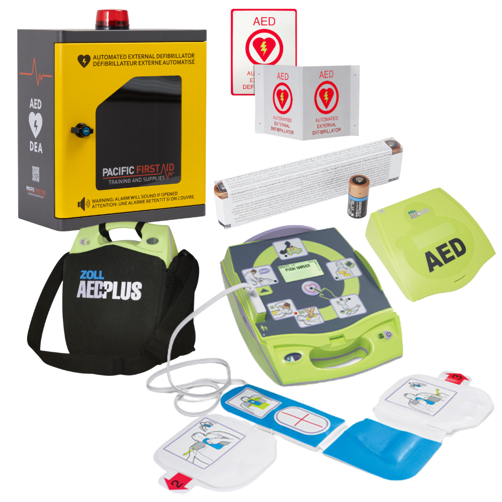 ZOLL AED Plus Complete Package – Real CPR Help® AED – Pacific First Aid