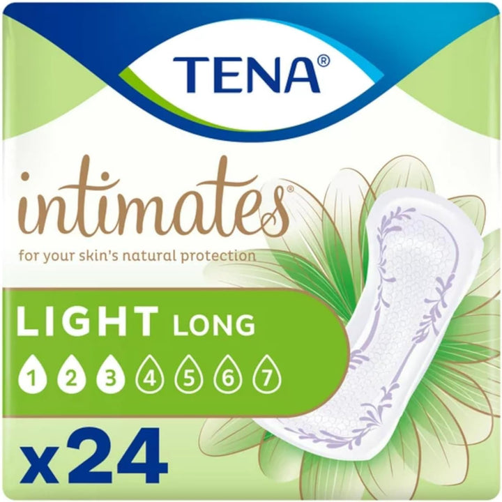 TENA Serenity Active Ultra Thin Incontinence Pads, Long, 24 Count