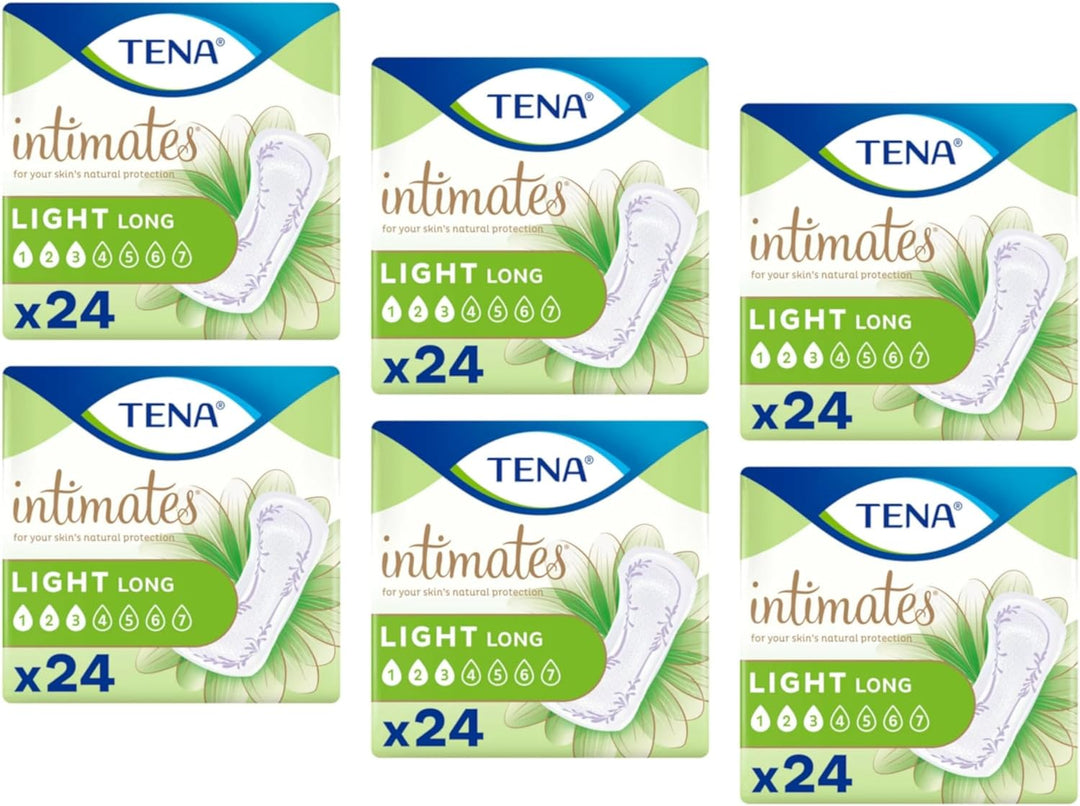 TENA Serenity Active Ultra Thin Incontinence Pads, Long, 24 Count