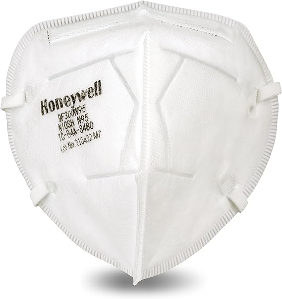Honeywell DF300 N95 White Flatfold Disposable Respirator
