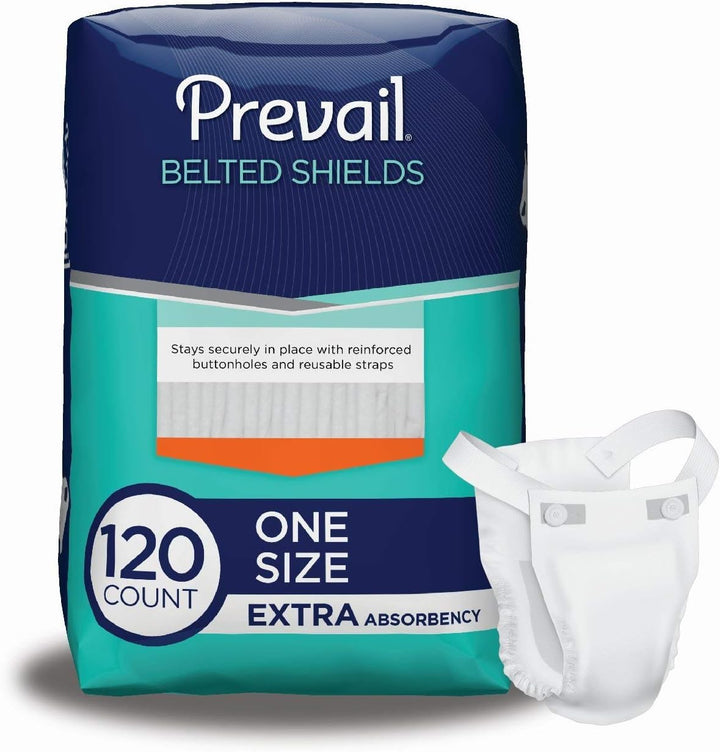 Prevail Premium Belted Undergarment, Extra Absorbency, 30 count
