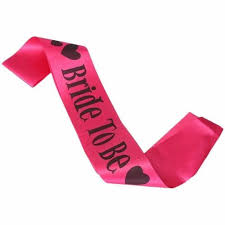 Bride to Be Sash for Bachelorette Parties