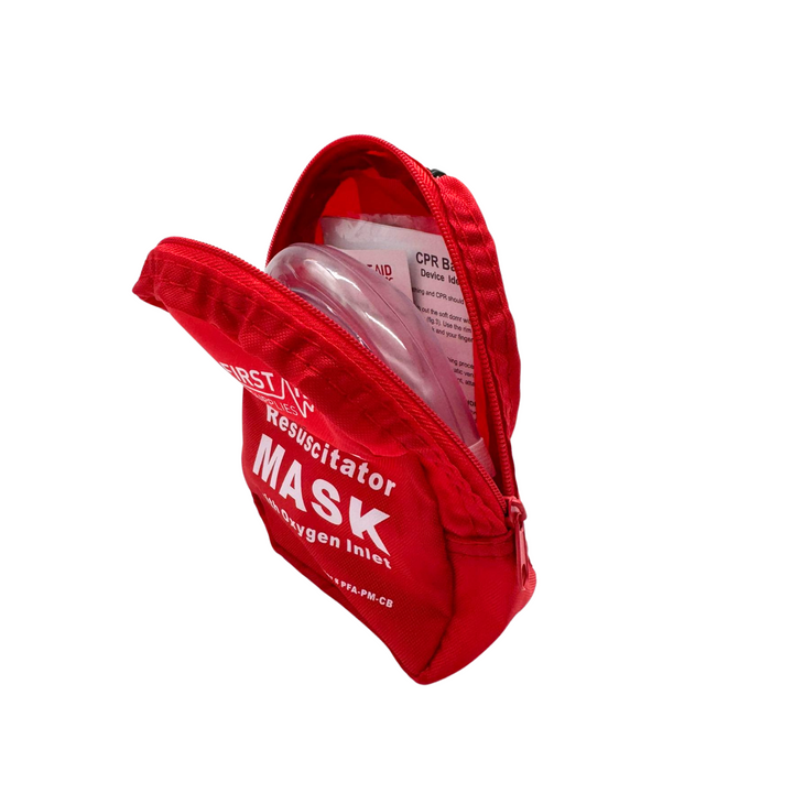 CPR Pocket Mask in Nylon Bag