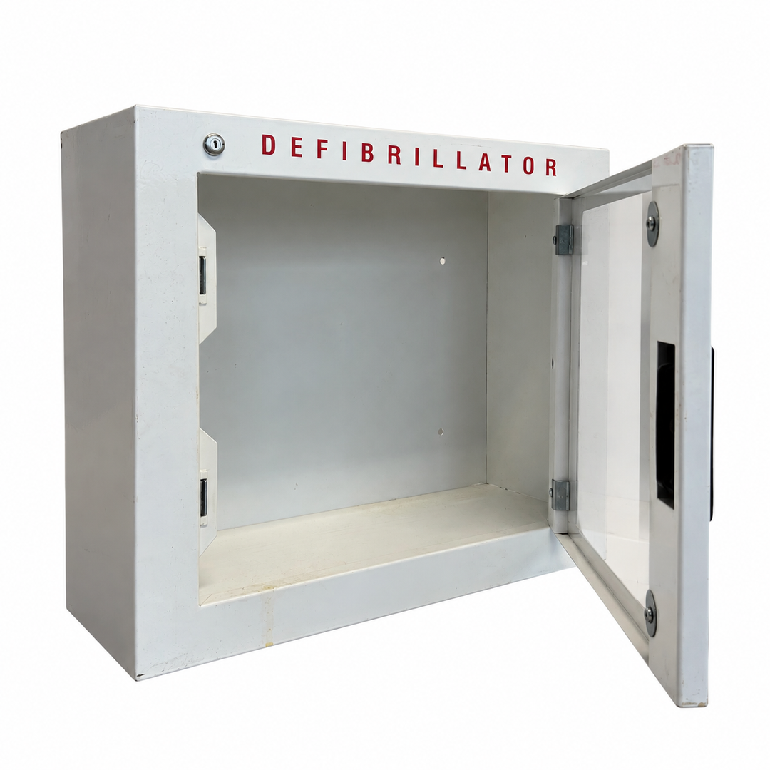 Used AED White Cabinet (No Key)
