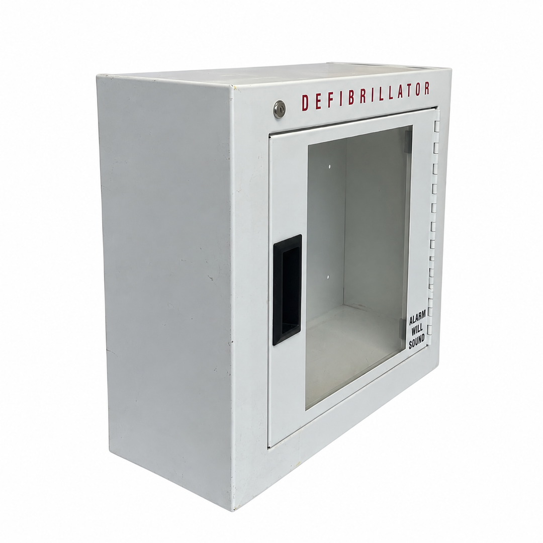 Used AED White Cabinet (No Key)