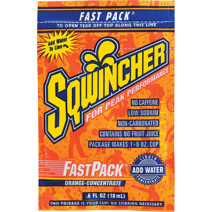 Sqwincher Fast Packs, Box of 50, with various flavors