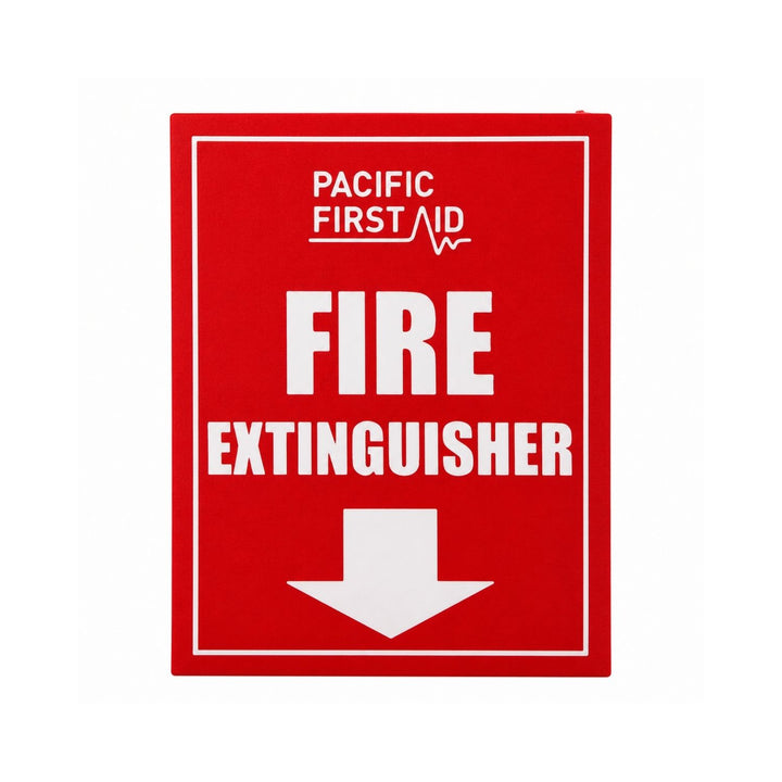 3D Fire Extinguisher Wall Sign