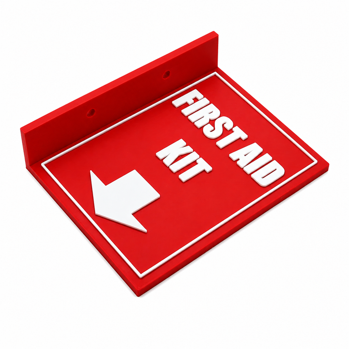 3D First Aid Wall Signages