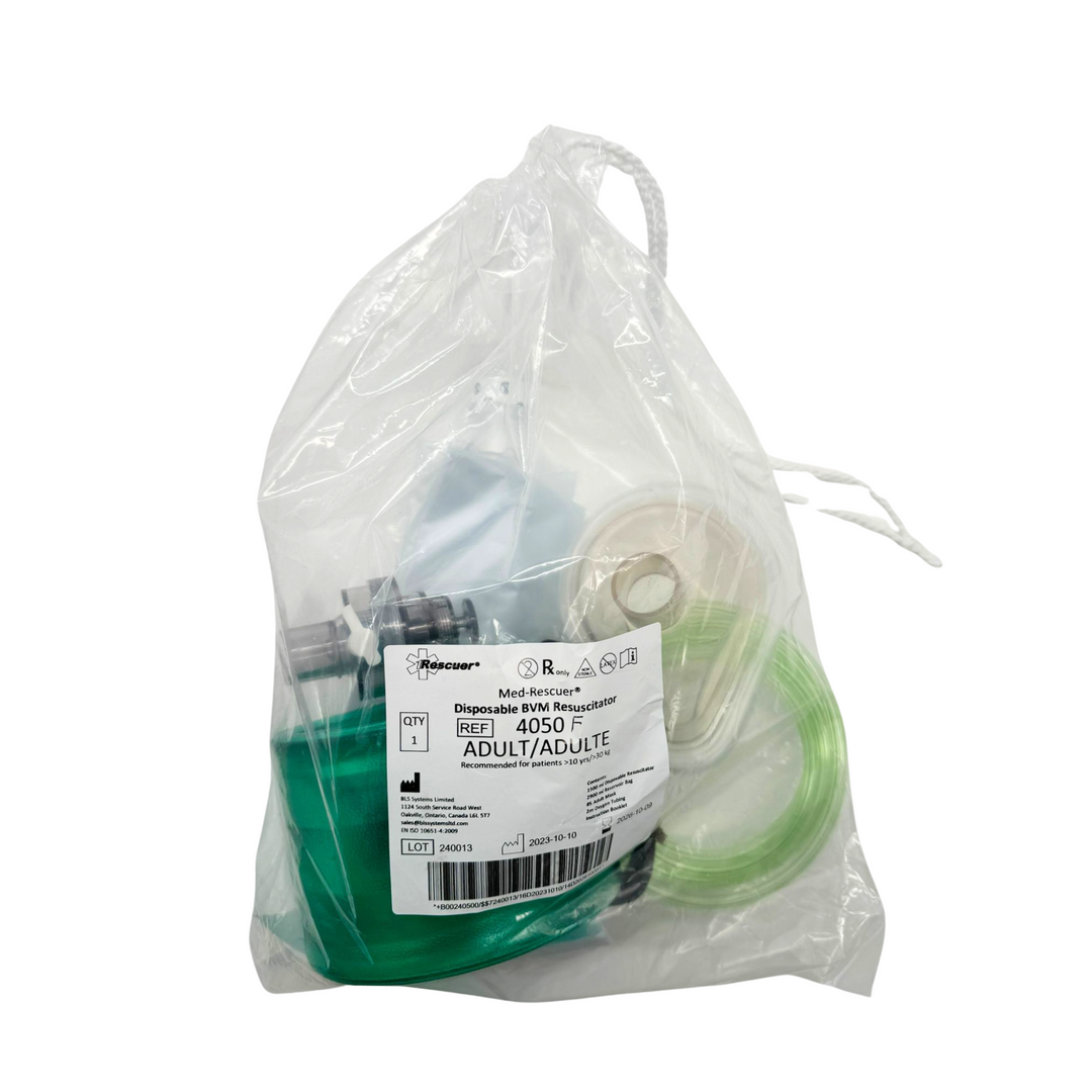 Med-Rescuer BVM Resuscitator - Adult Mask (Bag Valve Mask)