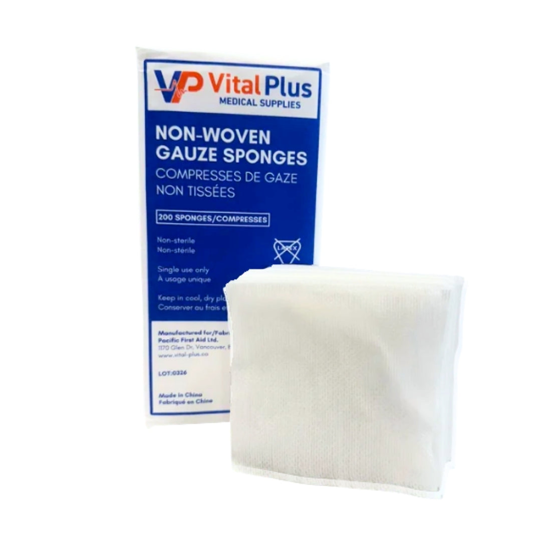 Non Woven Gauze Sponges 4"x4" (200/Pack)