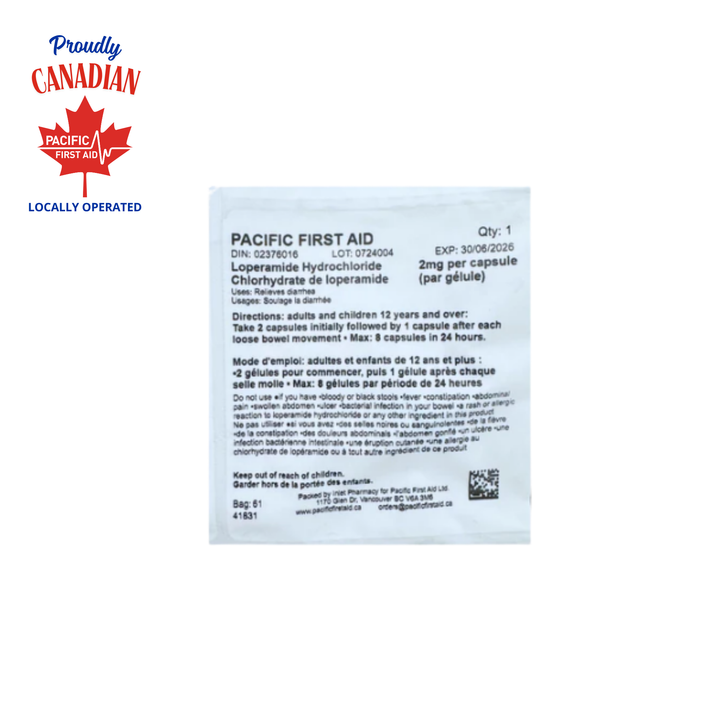 Loperamide 2mg (Pack of 1 Tablet)
