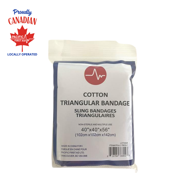 Triangular Bandage, Cotton, 40” x 40” x 56”