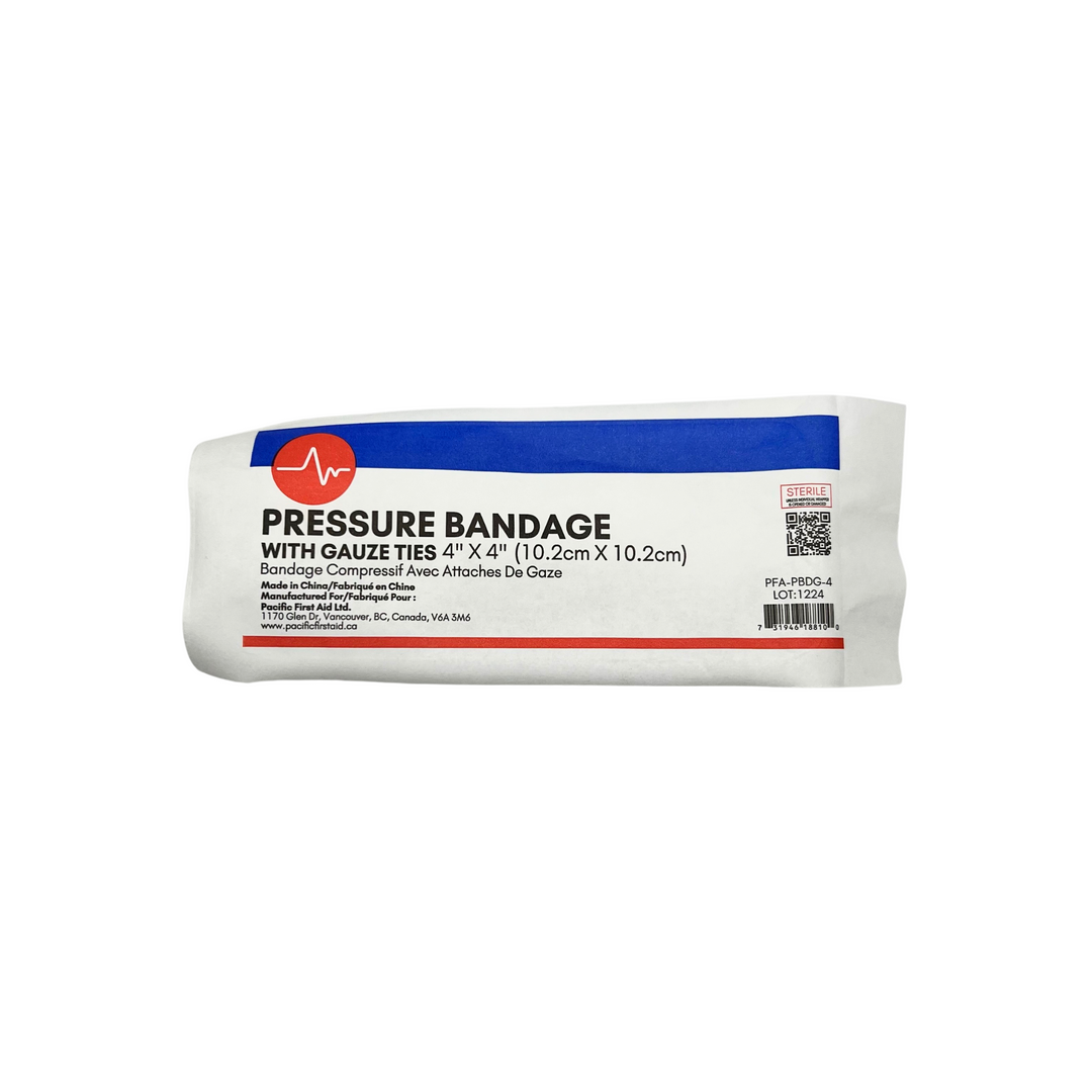 PFA Pressure Bandage with Gauze Ties