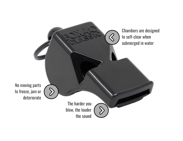 Fox 40 Classic Whistle with Lanyard