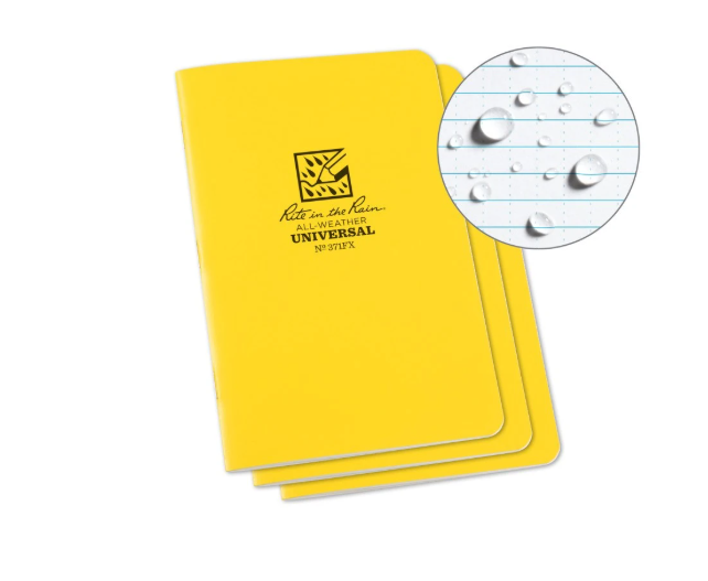 Rite in the Rain Field-Flex Standard Notebook, 4.6" x 7", No. 371FX Waterproof