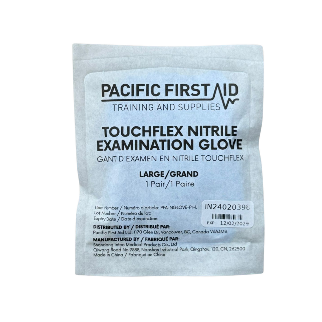 Touchflex Nitrile Examination Glove 1 Pair (Large Size)