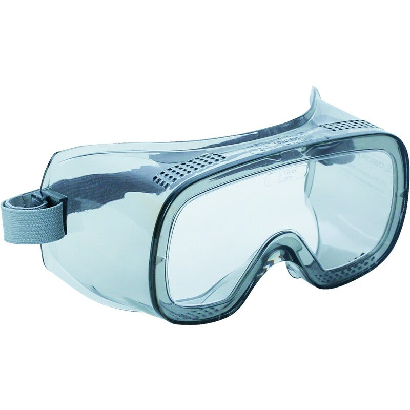 Clear-Lens Safety Goggles with Direct Ventilation