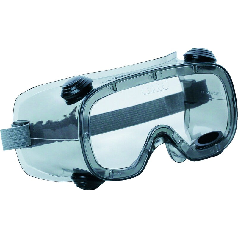 Clear-Lens Safety Goggles with Indirect Ventilation