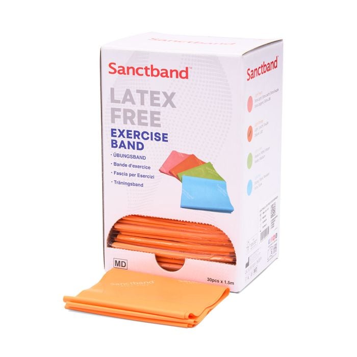 Sanctband Latex-Free Exercise Bands Dispenser Packs