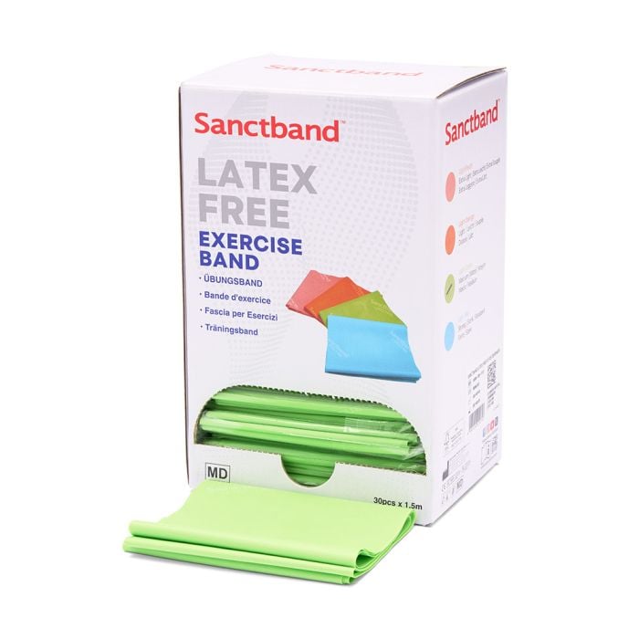 Sanctband Latex-Free Exercise Bands Dispenser Packs