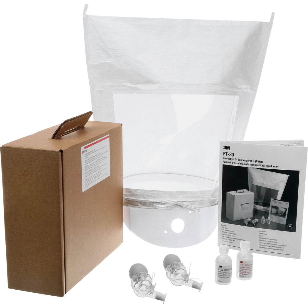 3M FT-30 Fit Test Kit with Testing Solution, Qualitative, Bitter