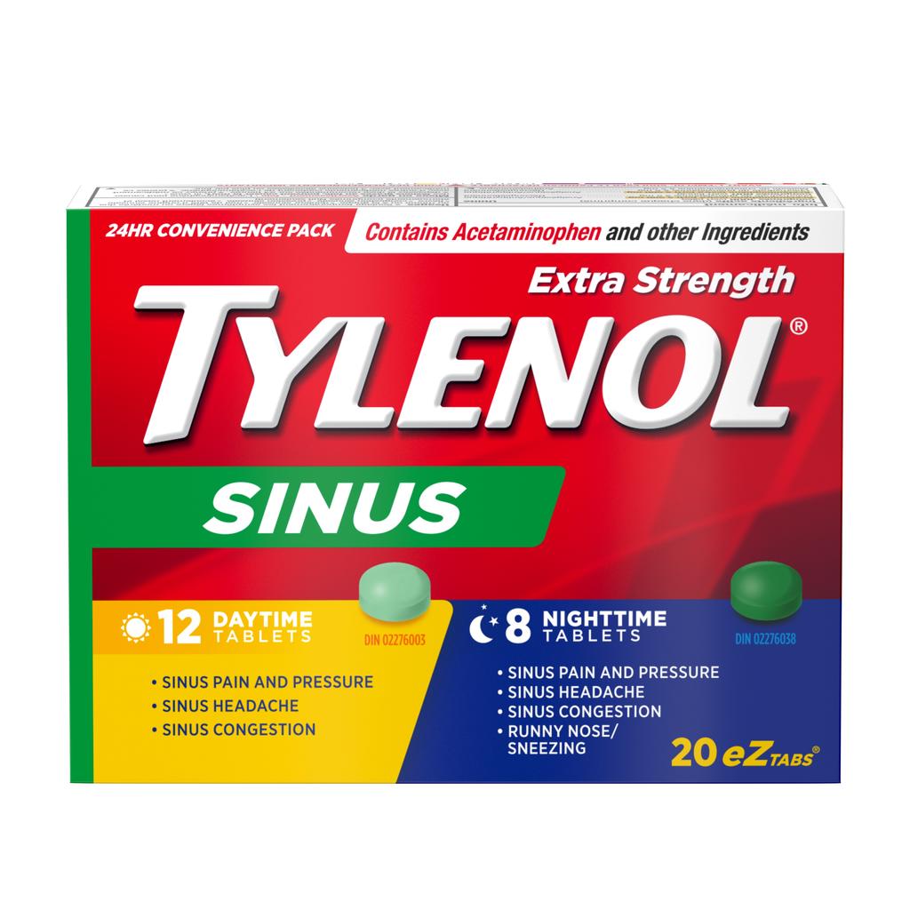 Tylenol Sinus XST Daytime Tablets 40 Count