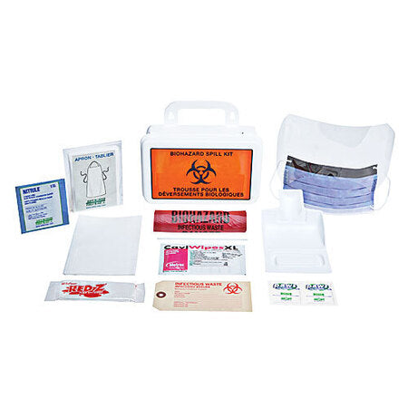 Biohazard Clean-Up Spill Kit, Plastic Case (EA)