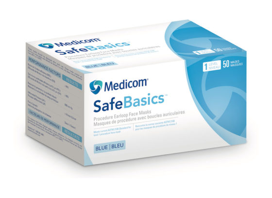 Medicom SafeBasics® ASTM Level 3 Earloop Mask