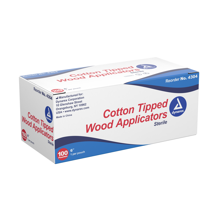 Cotton Tipped Applicator, Sterile, Single End - 6''