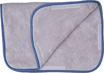 Hydrocollator All Terry Cover, Neck Contour, Gray with Velcro
