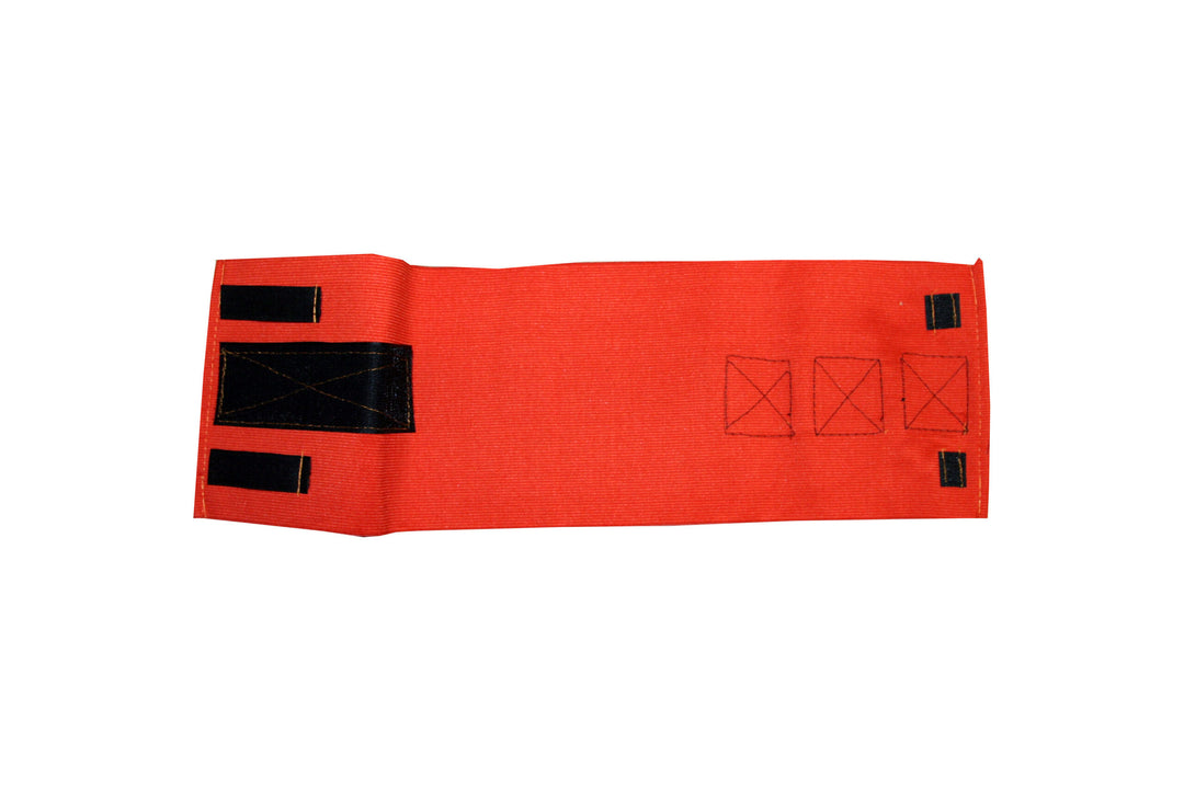 Strap Velcro Orange Elastic Zap Straps 6"W x 20"L