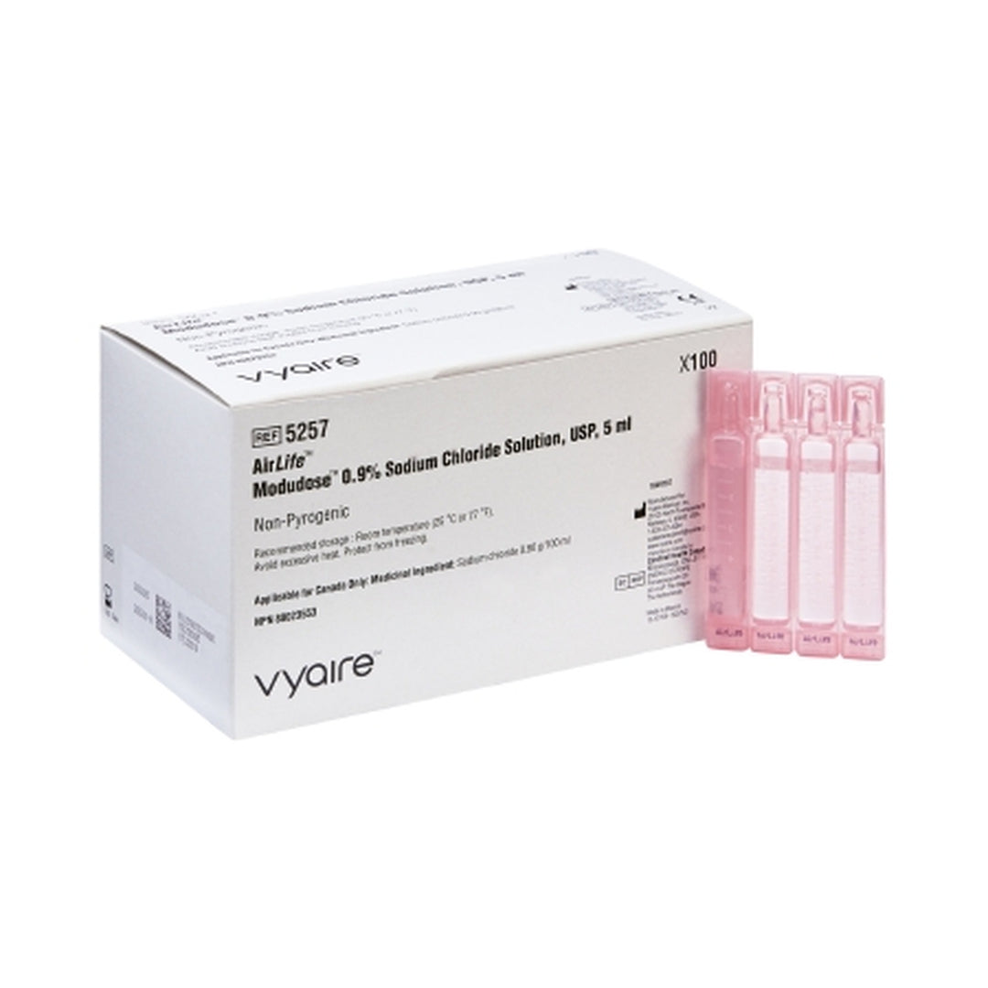 Airlife Modudose Normal Saline 0.9% NACL 5ml Box of 100