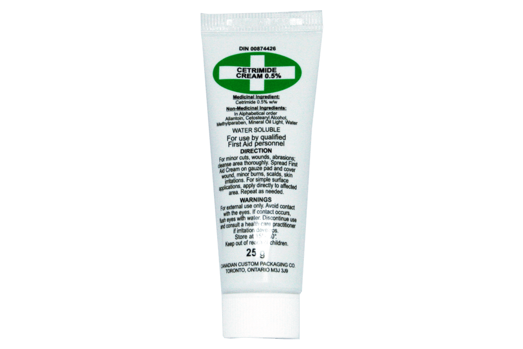 First Aid Burn Cream, Cetrimide - 25g – Pacific First Aid