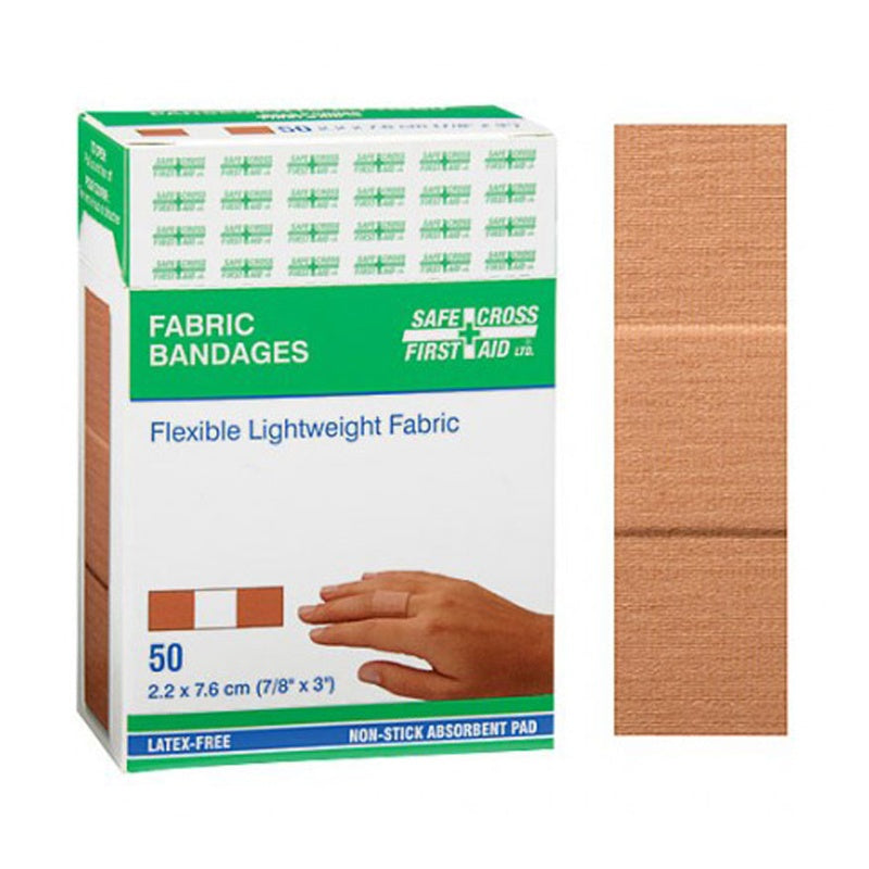 Fabric Mini Strip Bandage (50/Box)