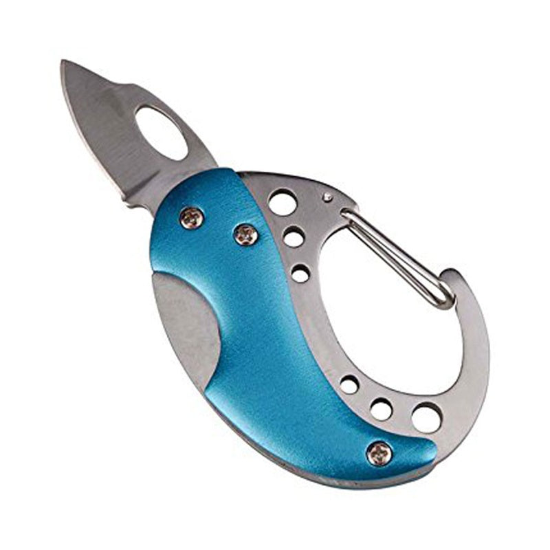Mini Carabiner Knife - Blue