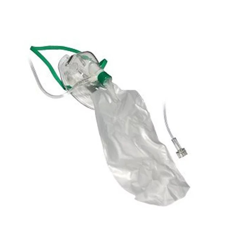Partial Non-Rebreathing Oxygen Mask with Tubing - Adult