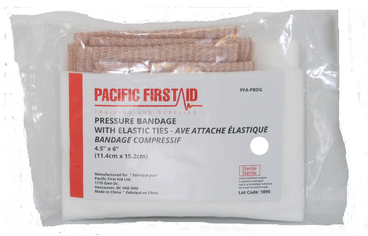 Compress (Pressure) Bandage, Sterile, 4.5” x 6”