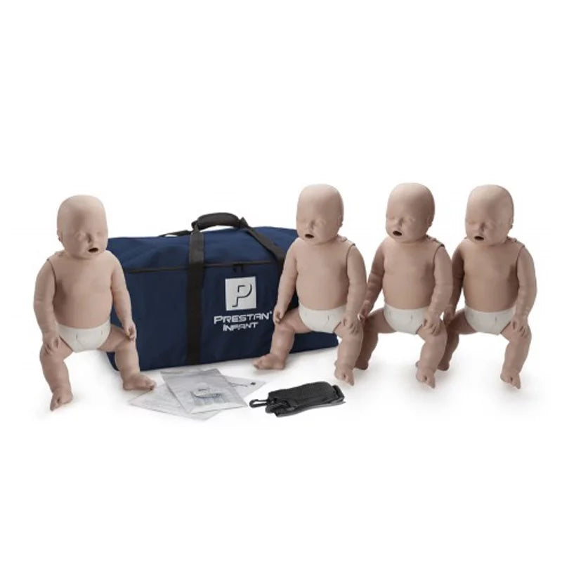 Prestan Infant CPR-AED Training Manikin with CPR Monitor - Individual & 4 Pack