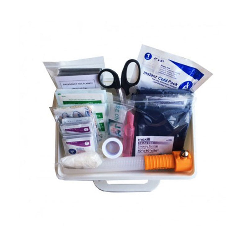 Vehicle First Aid Kit with Auto Safety Tool